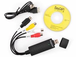 Easier cap VHS átmásoló, USB videó digitalizáló adapter